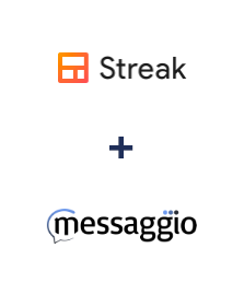 Интеграция Streak и Messaggio