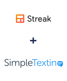 Интеграция Streak и SimpleTexting
