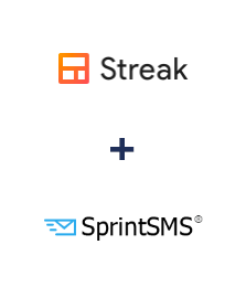 Интеграция Streak и SprintSMS