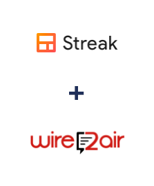 Интеграция Streak и Wire2Air