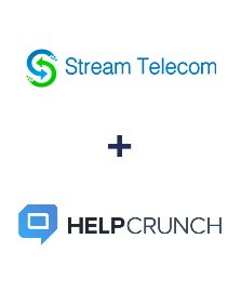 Интеграция Stream Telecom и HelpCrunch