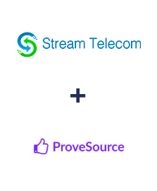 Интеграция Stream Telecom и ProveSource