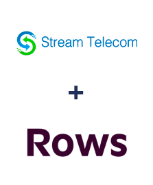 Интеграция Stream Telecom и Rows