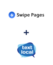 Интеграция Swipe Pages и Textlocal