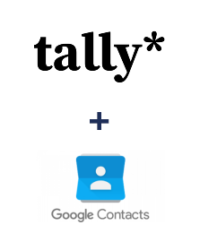 Интеграция Tally и Google Contacts