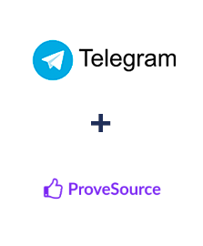 Интеграция Телеграм и ProveSource