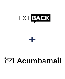 Интеграция TextBack и Acumbamail