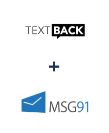 Интеграция TextBack и MSG91 Интеграция TextBack и MSG91