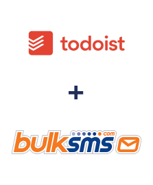 Интеграция Todoist и BulkSMS