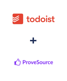 Интеграция Todoist и ProveSource