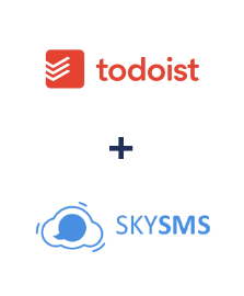 Интеграция Todoist и SkySMS