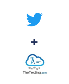 Интеграция Twitter и TheTexting
