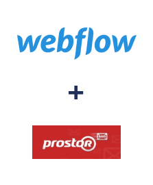 Интеграция Webflow и Prostor SMS
