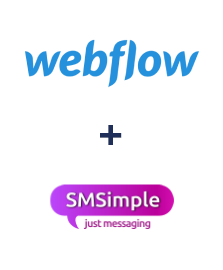 Интеграция Webflow и SMSimple Интеграция Webflow и SMSimple