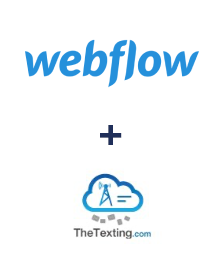 Интеграция Webflow и TheTexting