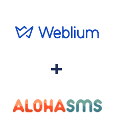 Интеграция Weblium и AlohaSMS Интеграция Weblium и AlohaSMS