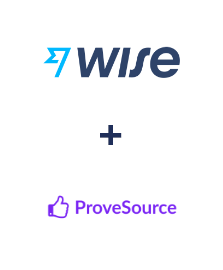 Интеграция Wise и ProveSource