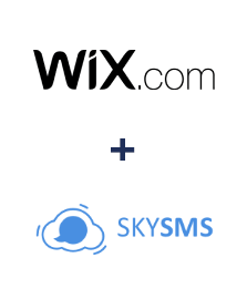 Интеграция Wix и SkySMS