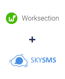 Интеграция Worksection и SkySMS