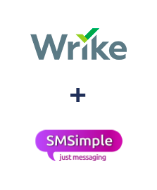 Интеграция Wrike и SMSimple Интеграция Wrike и SMSimple