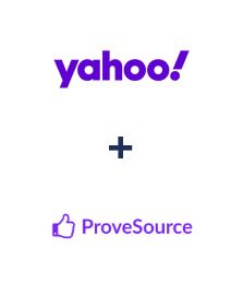 Интеграция Yahoo! и ProveSource