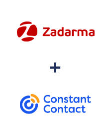 Интеграция Zadarma и Constant Contact