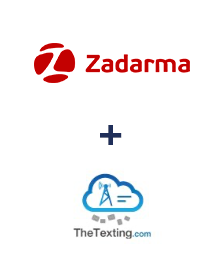 Интеграция Zadarma и TheTexting
