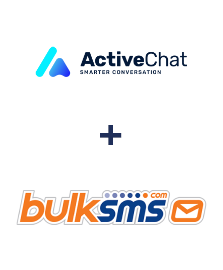 ActiveChat ve BulkSMS entegrasyonu