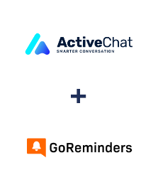 ActiveChat ve GoReminders entegrasyonu