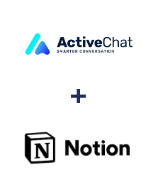 ActiveChat ve Notion entegrasyonu