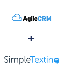 Agile CRM ve SimpleTexting entegrasyonu