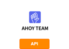 Ahoy Team diğer sistemlerle API aracılığıyla entegrasyon