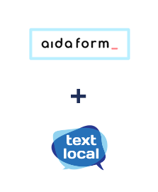 AidaForm ve Textlocal entegrasyonu