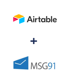 Airtable ve MSG91 entegrasyonu