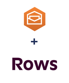 Amazon Workmail ve Rows entegrasyonu