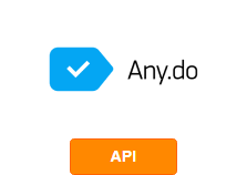 Any.do diğer sistemlerle API aracılığıyla entegrasyon
