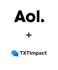 AOL ve TXTImpact entegrasyonu