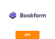 Bookform diğer sistemlerle API aracılığıyla entegrasyon