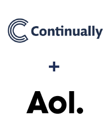 Continually ve AOL entegrasyonu