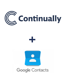 Continually ve Google Contacts entegrasyonu