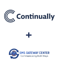 Continually ve SMSGateway entegrasyonu