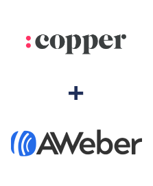 Copper ve AWeber entegrasyonu