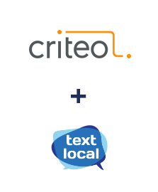 Criteo ve Textlocal entegrasyonu