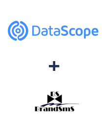 DataScope Forms ve BrandSMS  entegrasyonu