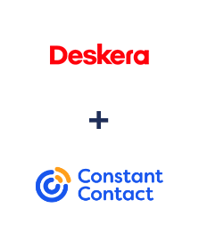 Deskera CRM ve Constant Contact entegrasyonu