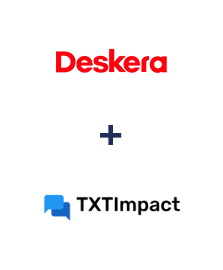 Deskera CRM ve TXTImpact entegrasyonu