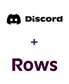 Discord ve Rows entegrasyonu
