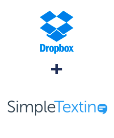 Dropbox ve SimpleTexting entegrasyonu