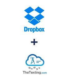 Dropbox ve TheTexting entegrasyonu
