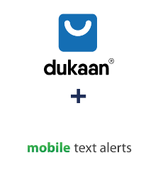 Dukaan ve Mobile Text Alerts entegrasyonu